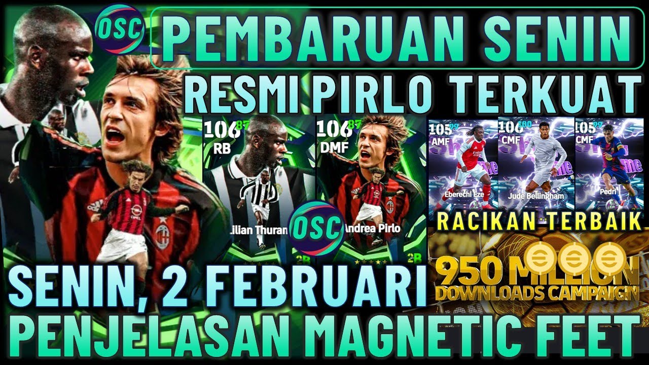 PEMBARUAN SENIN 2 FEBRUARI ! RESMI ITALIAN LEAGUE GUARDIAN & BOCORAN STATISTIK  PIRLO & THURAM EPIC.