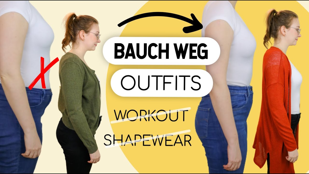 Flacher Bauch mit den richtigen Outfits 😊 OHNE Workouts und Shapewear