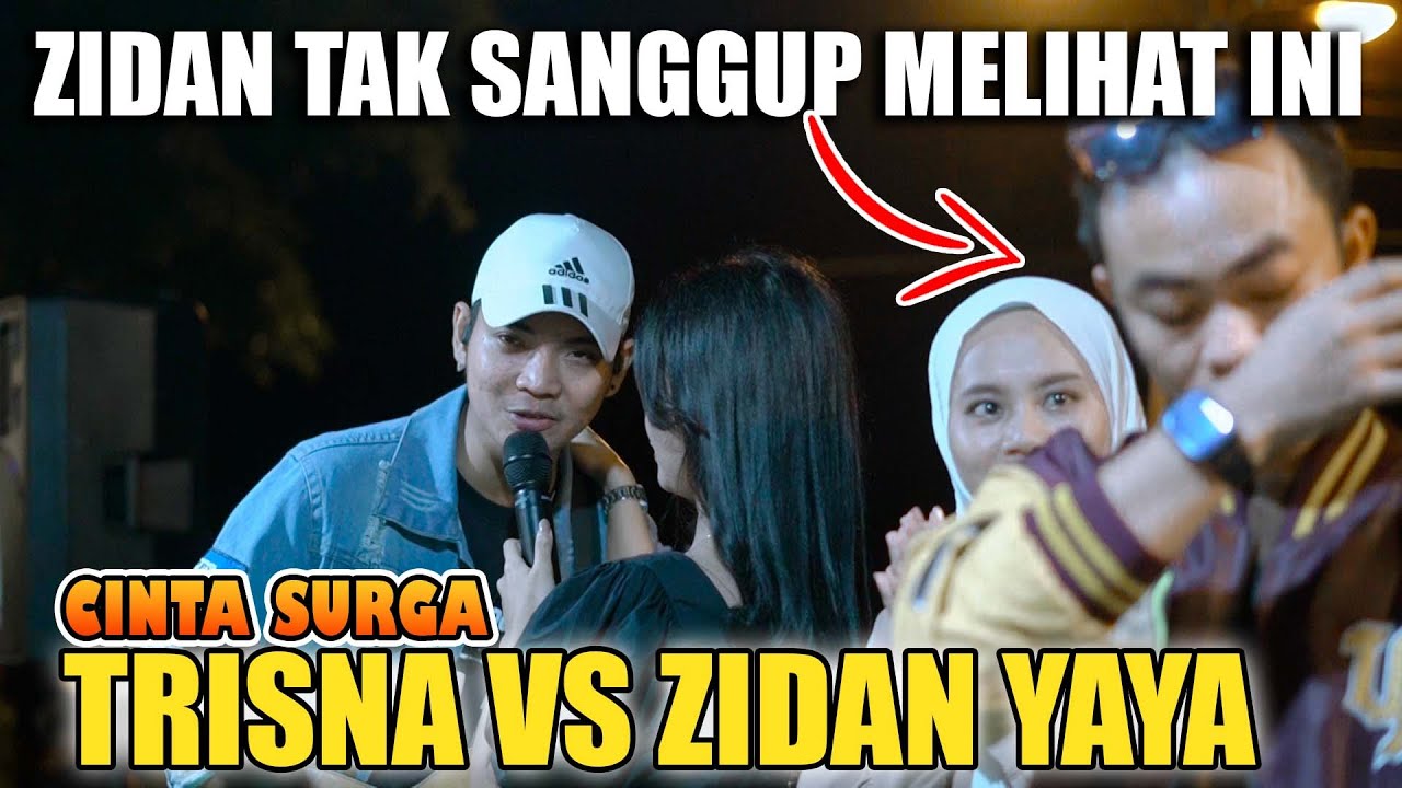 Pasangan Sah Bikin Iri !!! Cinta Surga Live TRISNA VS ZIDAN YAYA