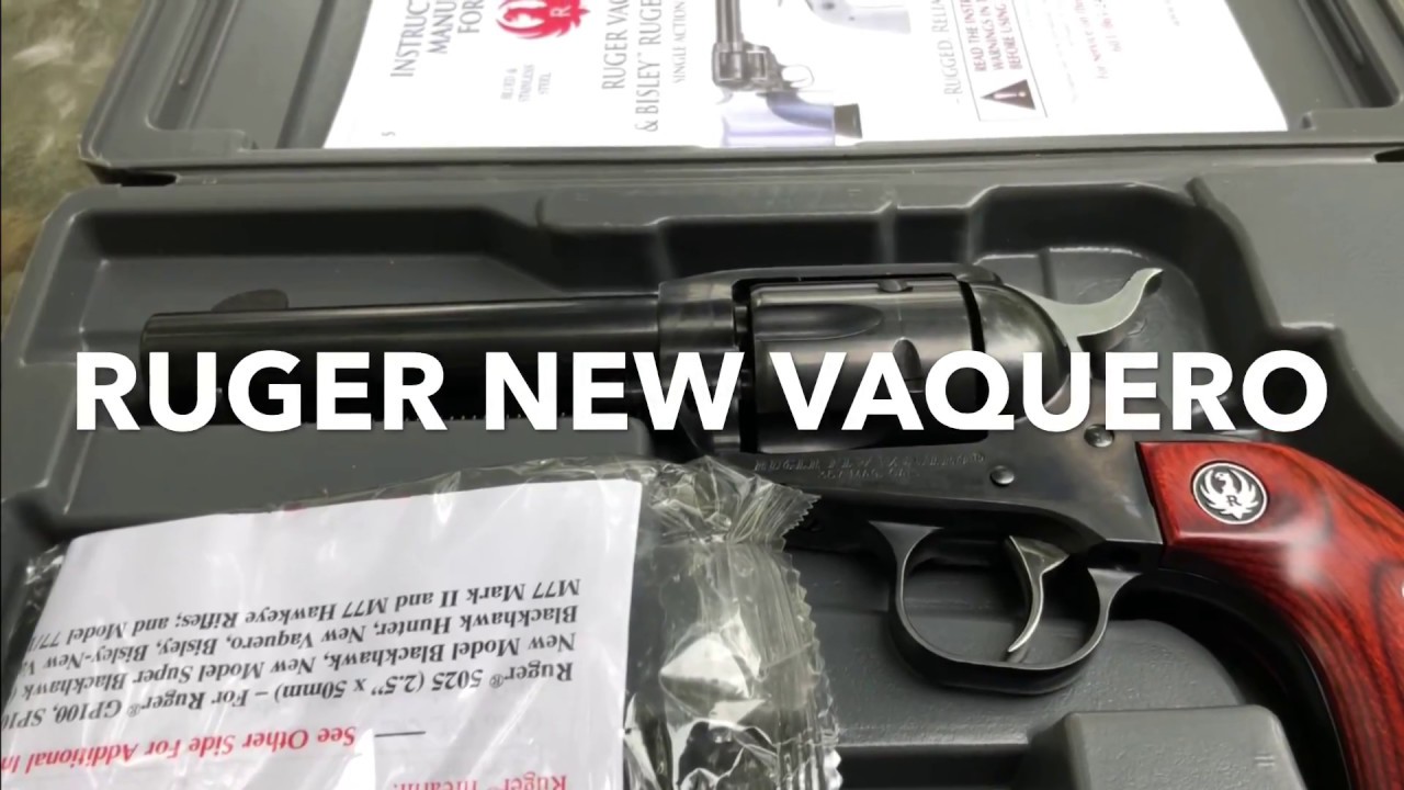 Ruger Vaquero калибра .357: обзор настольного оружия