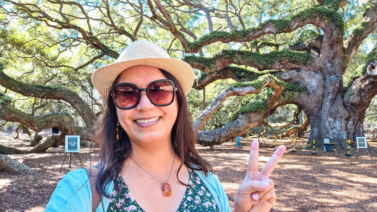 The Angel Oak Tree in Johns Island, South Carolina 