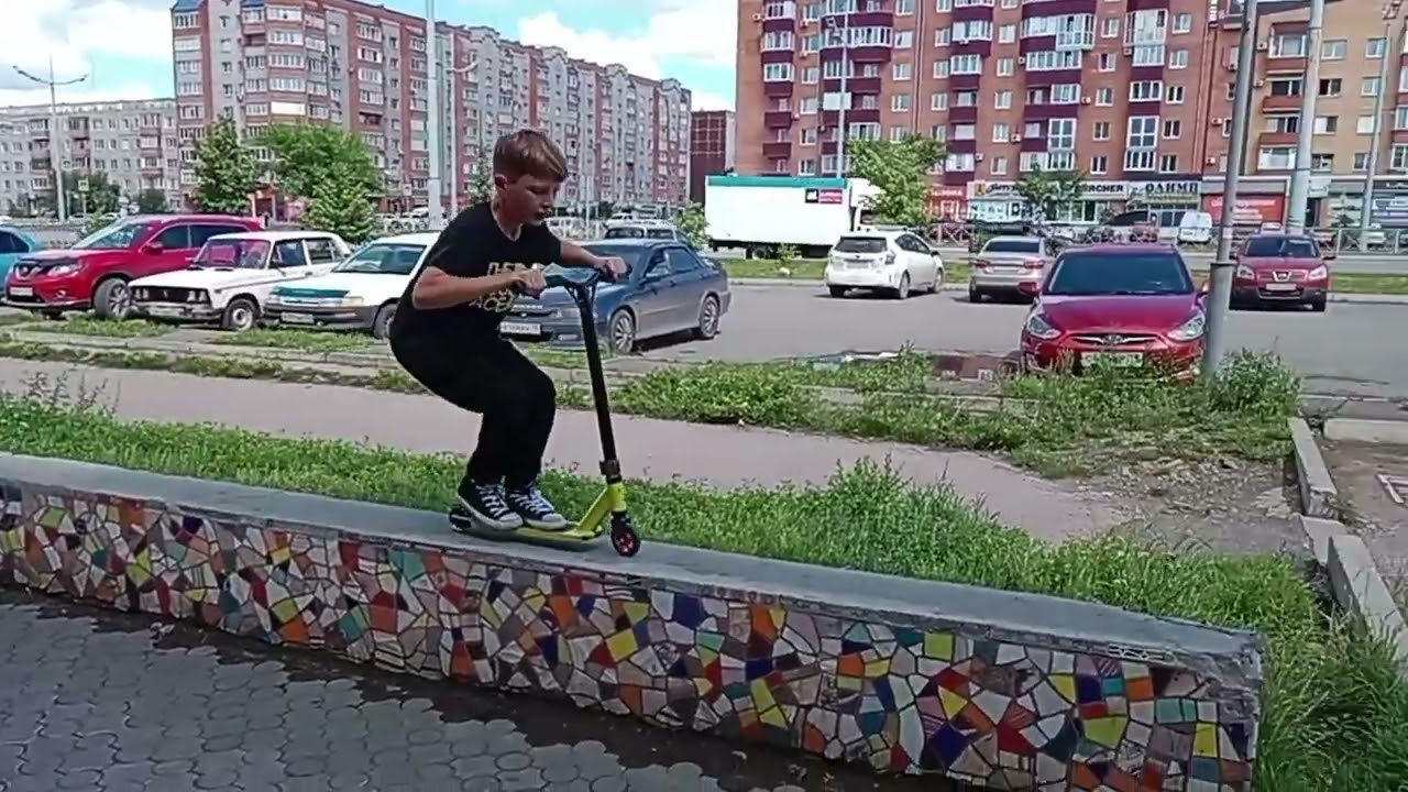 трюки сломали колесо