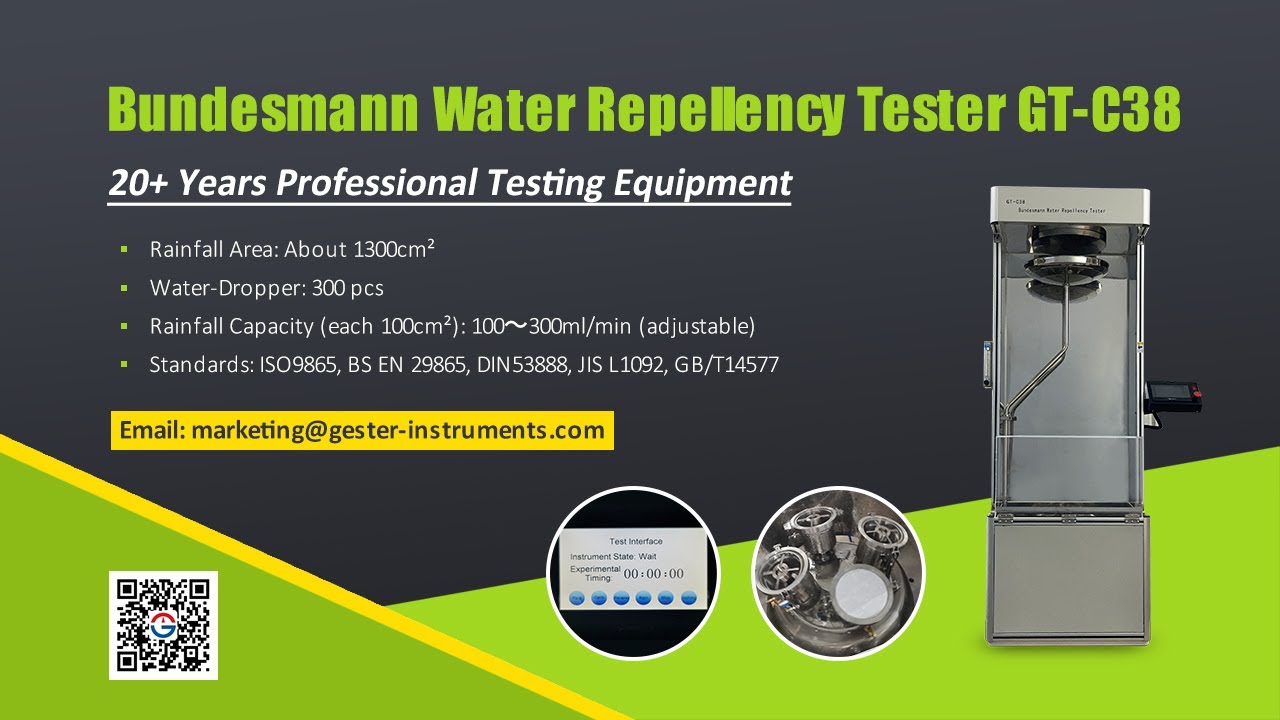 Bundesmann Water Repellency Tester GT-C38