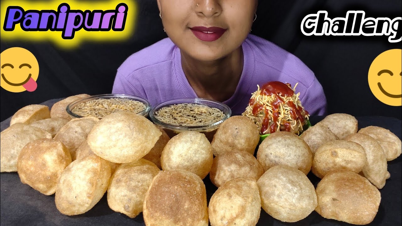 Panipuri challenge, eating challenge 😋।।#khaikhai 
