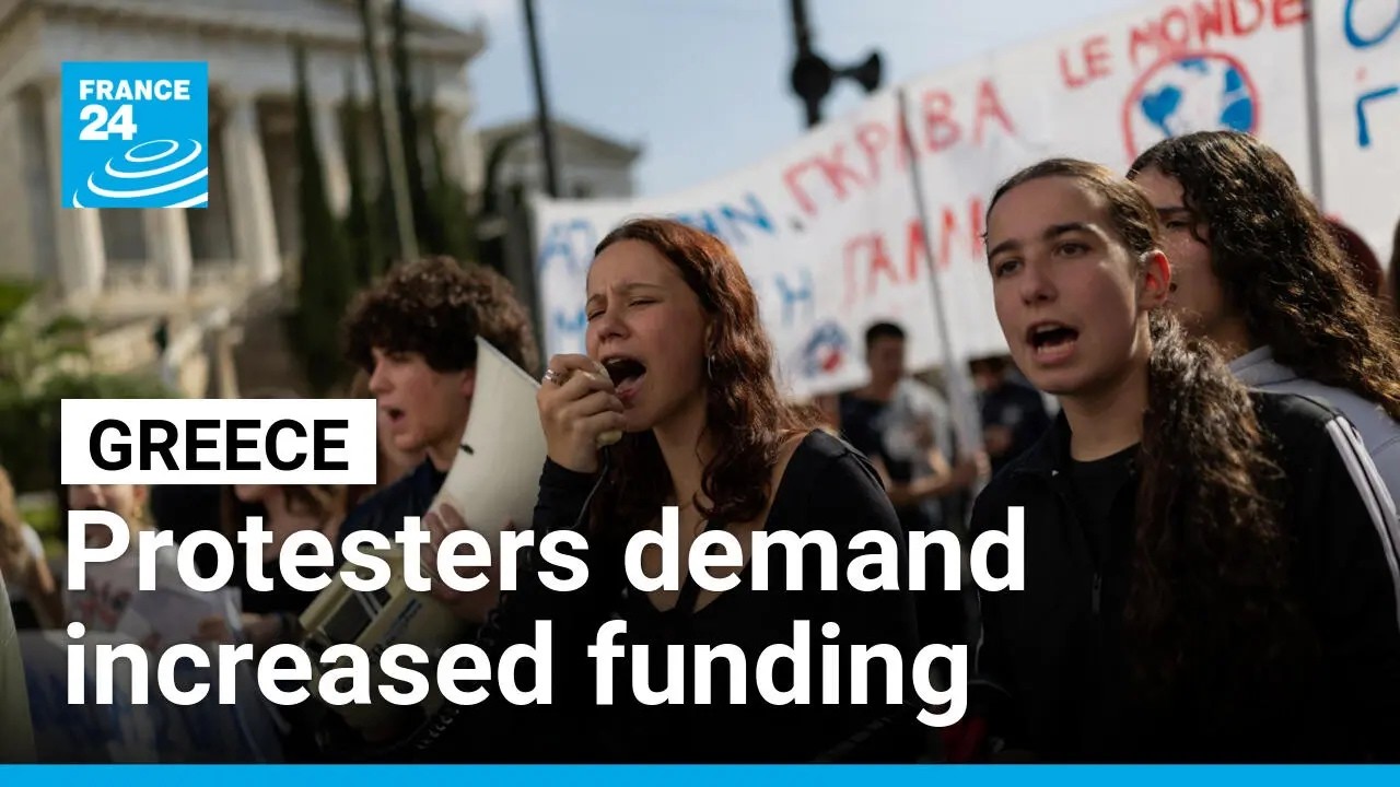Greece: Protesters demand increased funding for public education &bull; FRANCE 24 English