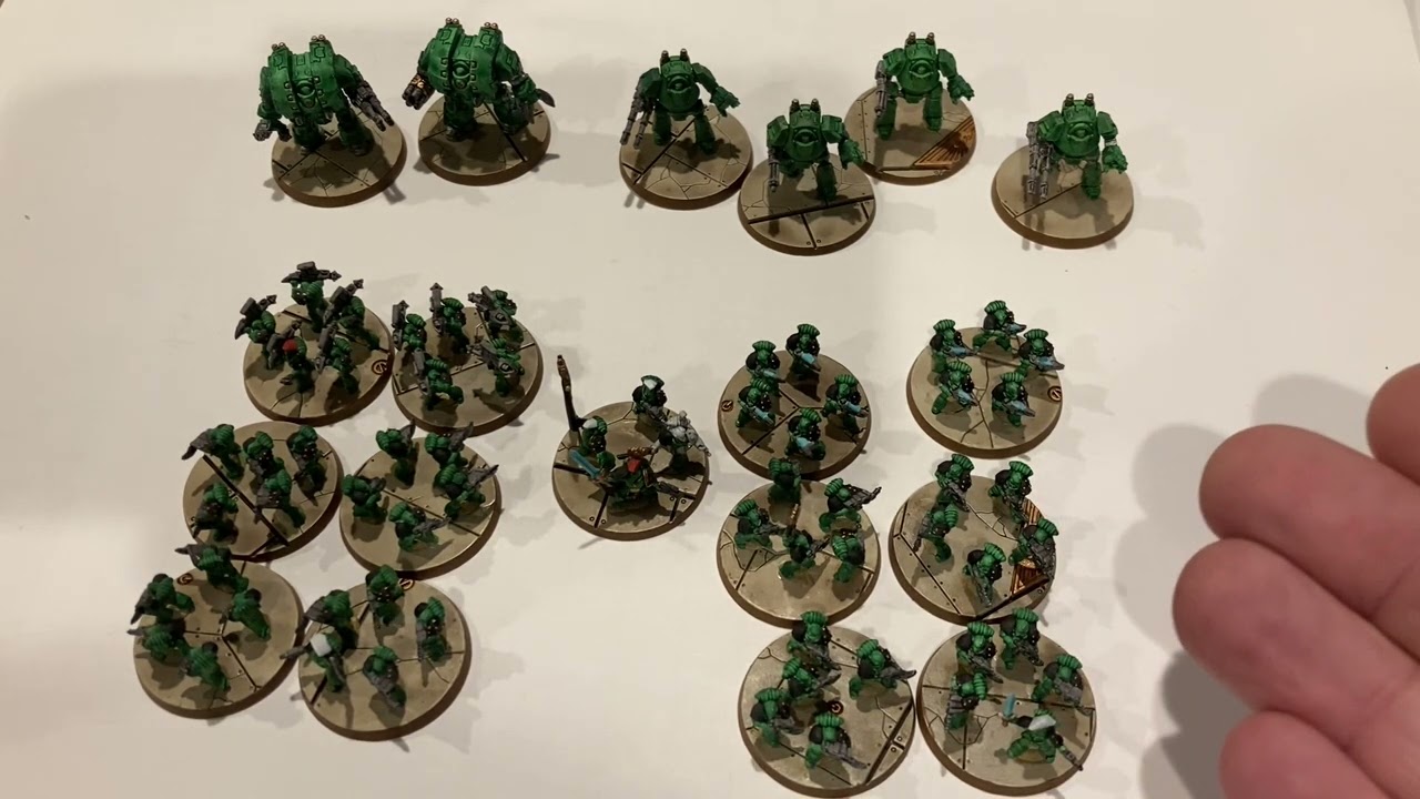 Legions Imperialis - Salamanders Space Marines - kicking off tiny man March y'all!