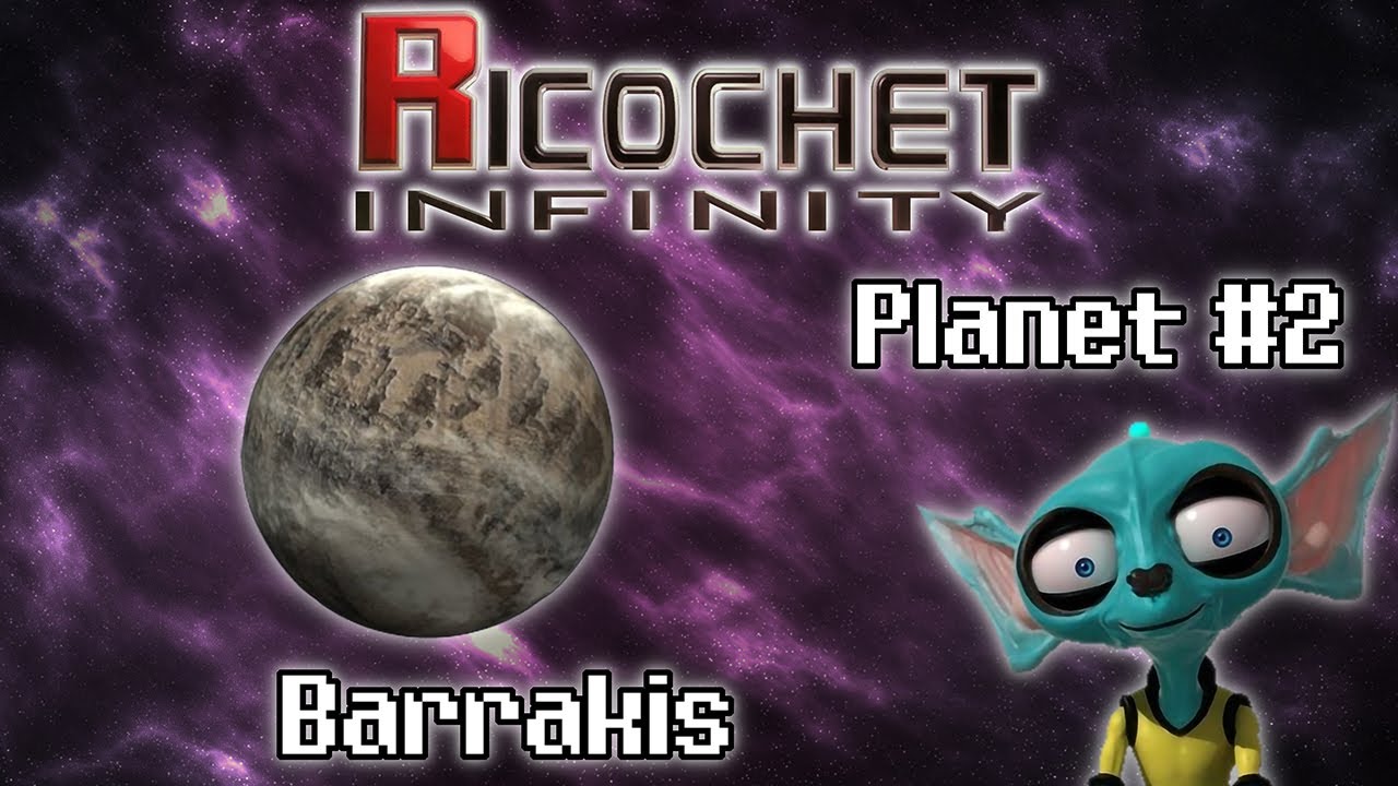 Ricochet Infinity - Planet #2: Barrakis Playthrough (No Lives Lost)
