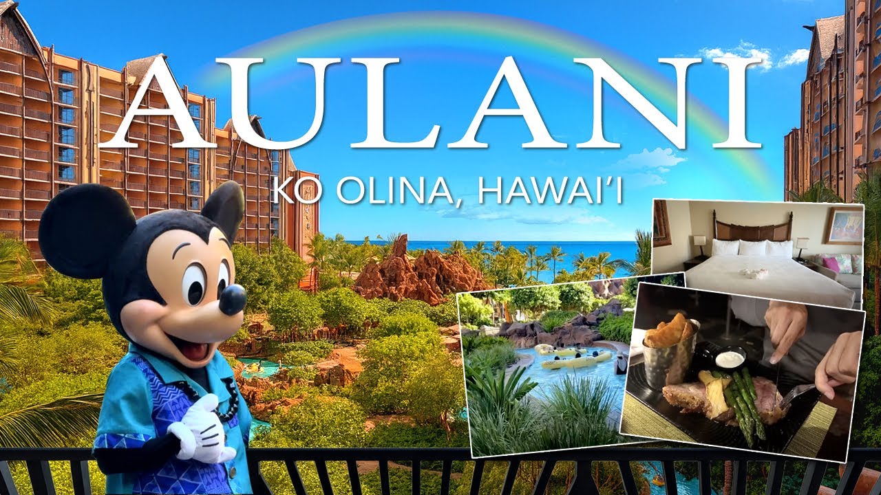 Отель Aulani Disney Resort & Spa с видом на океан | Волшебный отдых на курорте Ко Олина, Гавайи