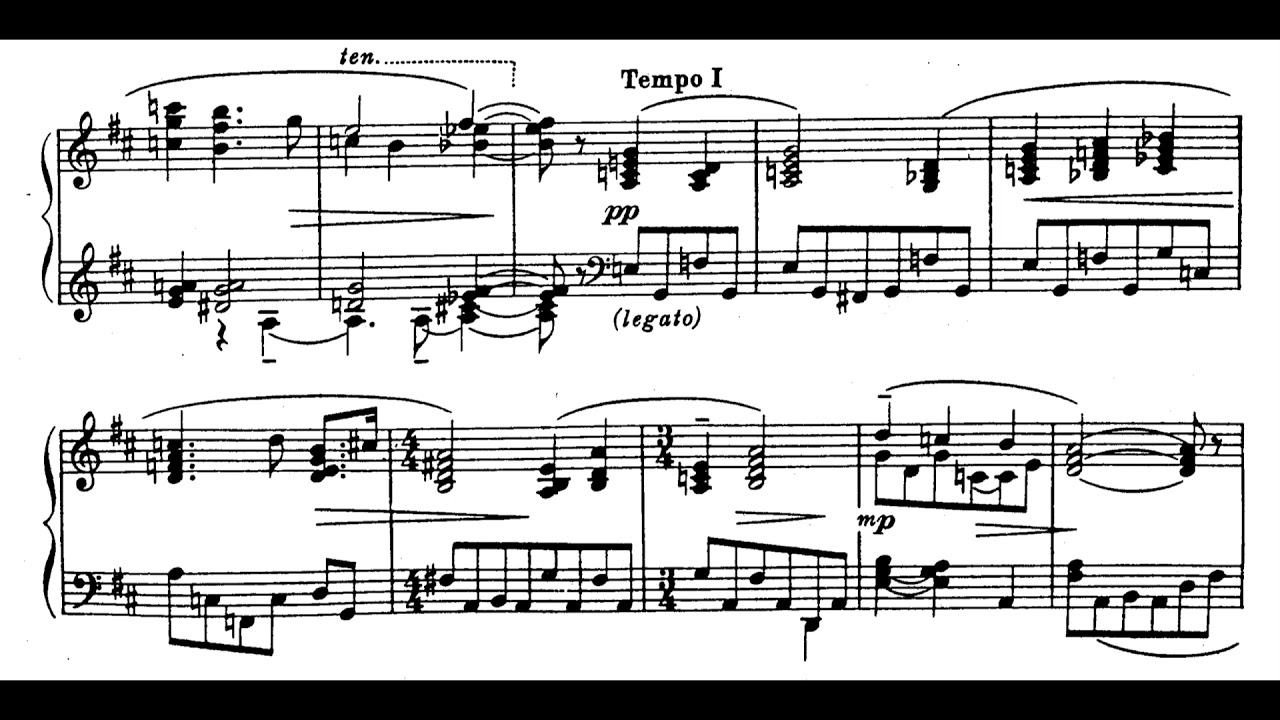 John Ireland - Month's Mind for Piano (1935) [Score-Video]