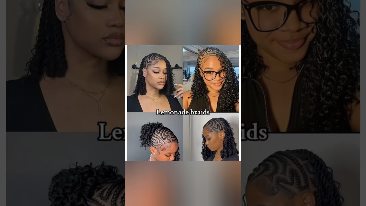 2025 LEMONADE BRAIDS HAIRSTYLES FOR LADIES #lemonadebraids #shorts #shortvideo #fashion #viral