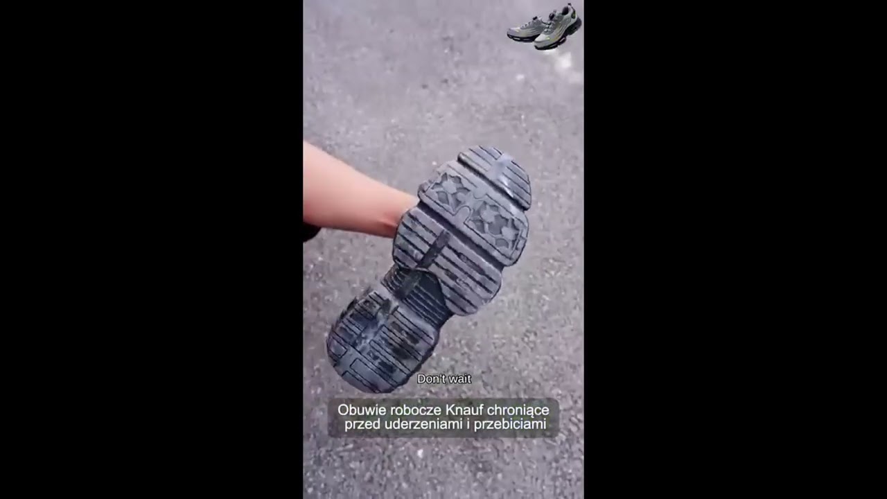 Obuwie robocze Knauf chroniące przed uderzeniami i przebiciami