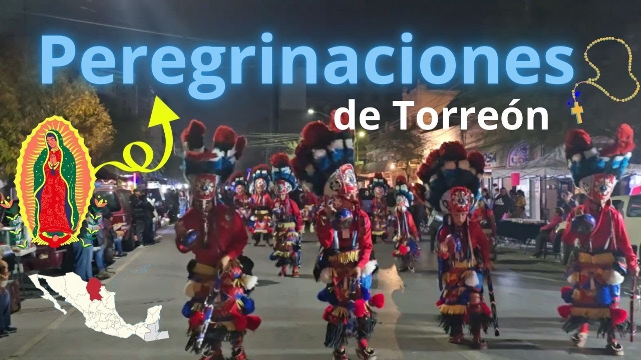 Peregrinaciones en Torreón Coahuila a la virgen de Guadalupe 💚🤍❤️