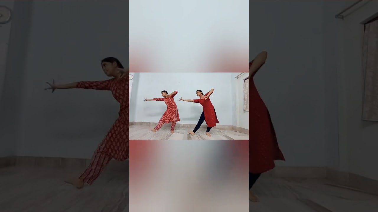 Ettadavu in Bharatnatyam.