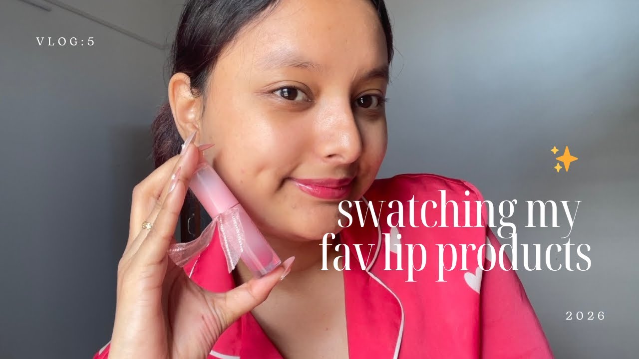 Pretty pink swatches 💋🎀: liptint , Rom&nd🍒, Peripera🍓 , Etude🍑