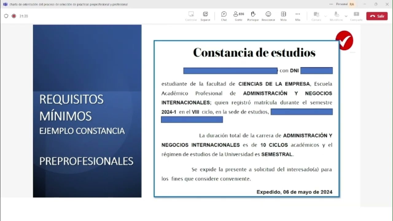 BALOTARIOS PRACTICAS PROFESIONALES Y PREPROFESIONALES SUNAT 2025 REQUISITOS DEL PROCESO DE SELECCION