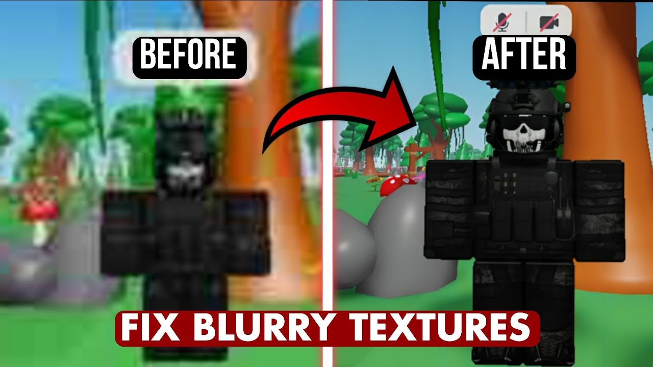 Как исправить размытые текстуры в Roblox | Повысить разрешение Roblox и получить более чёткую гра...