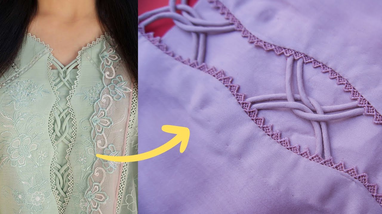 Easy & Stylish Neck Design Cutting and Stitching Tutorial for Beginners