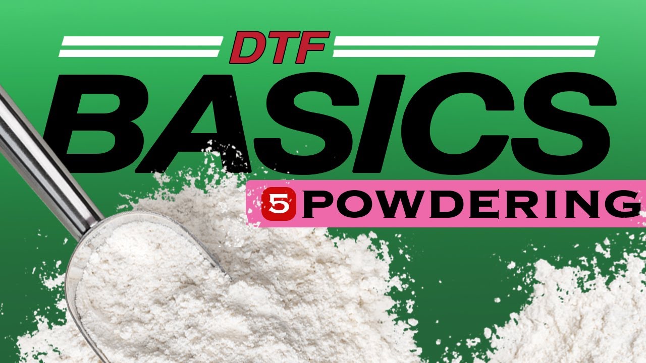 DTF Basics | Powdering (Adhesive Powder)