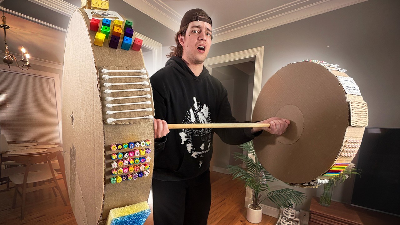Giant Fidget Barbell ASMR 💪📦