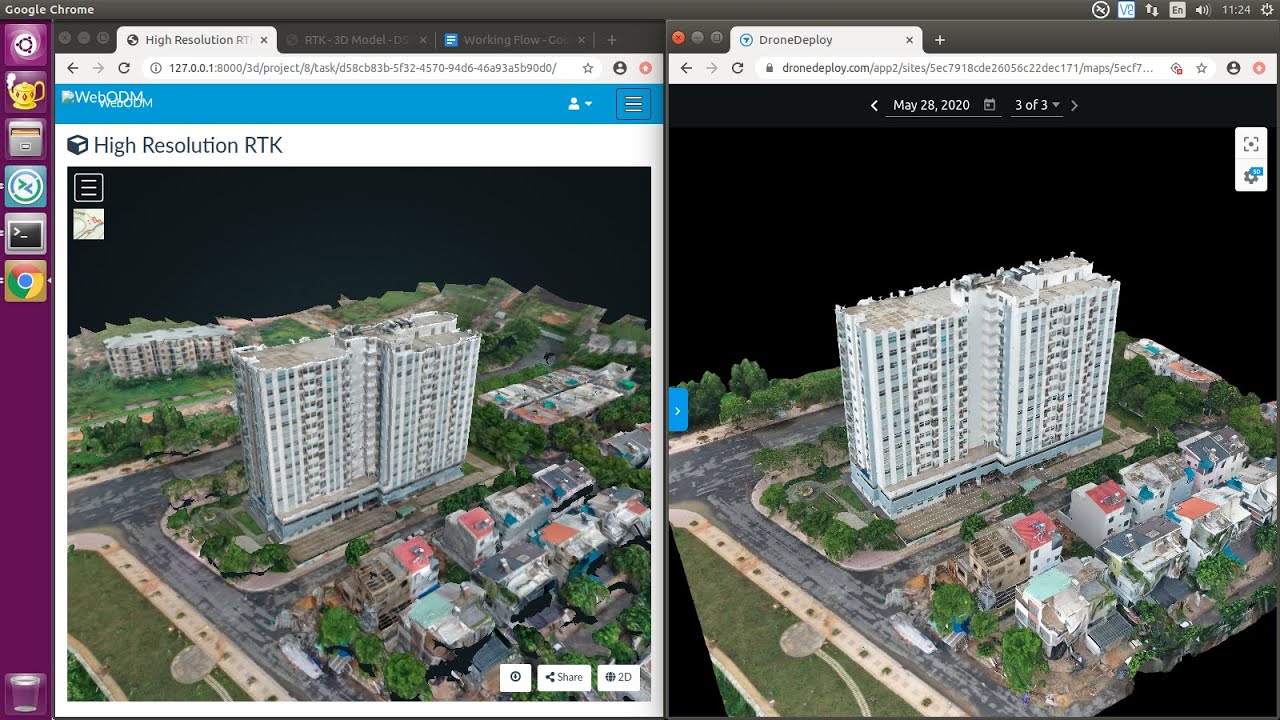 RTK PPK Drone mapping