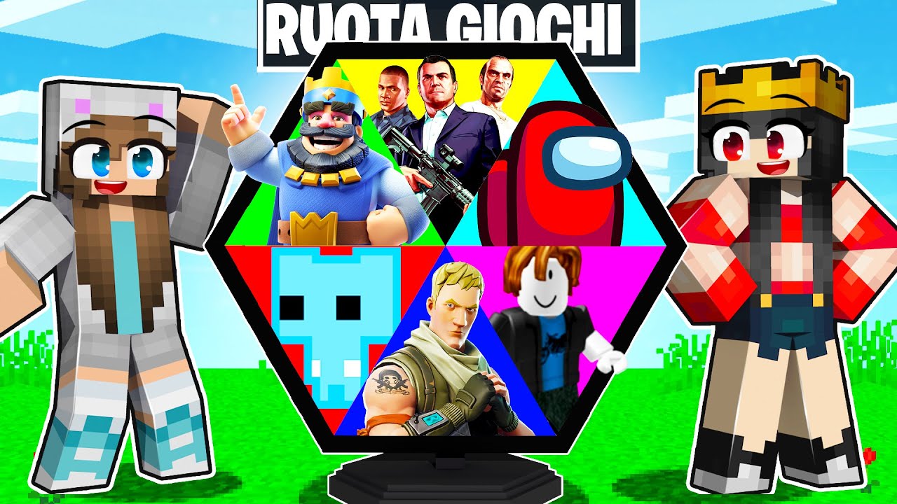 LA RUOTA DELLA FORTUNA DEI VIDEOGIOCHI SU MINECRAFT!