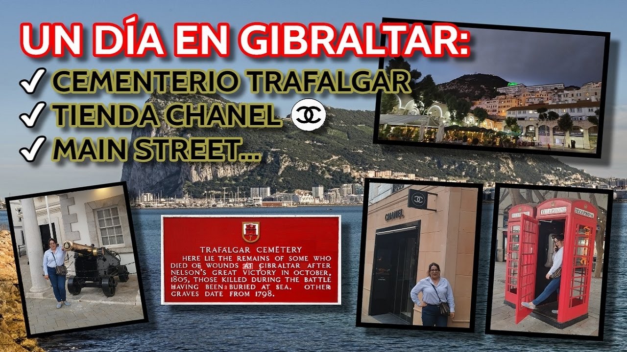 VLOG VISITA A GIBRALTAR: CEMENTERIO DE TRAFALGAR, MAIN STREET, TIENDA CHANEL?