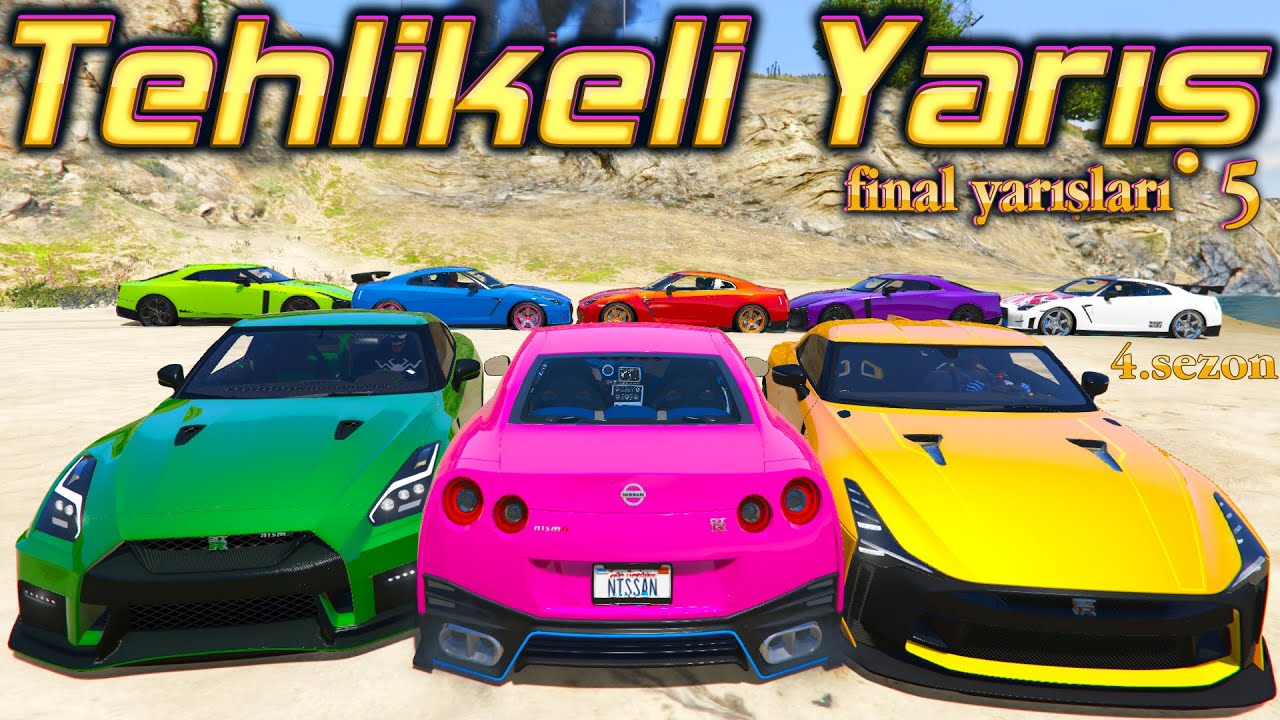 NİSSAN ARABALAR İLE FİNAL YARIŞLARI