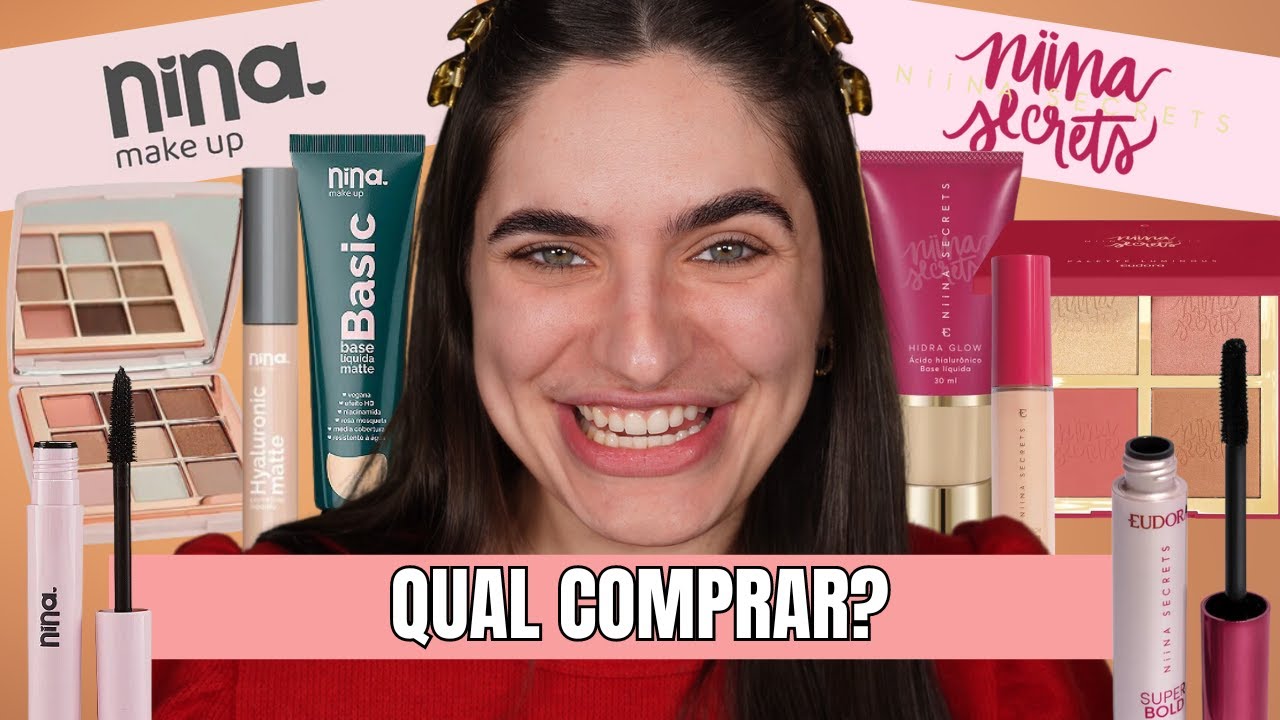 NIINA SECRETS vs NINA MAKEUP - QUAL A DIFERENÇA?