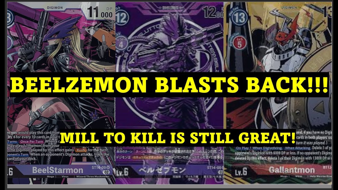 A New Way to Play Beelzemon! BT13 Tier 1.5 Deck Profile, Combo Discussion