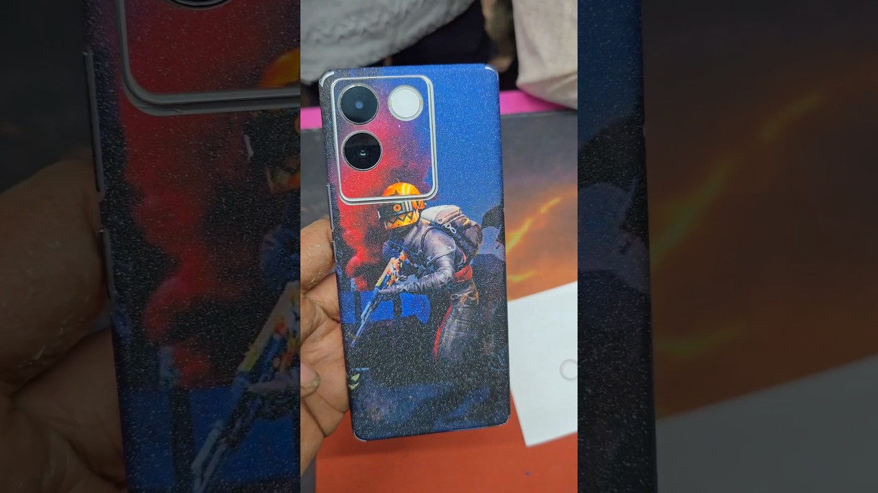 back sticker Mobile,vivo t2 pro new mobile back sticker #mobilesticker #shorts #short