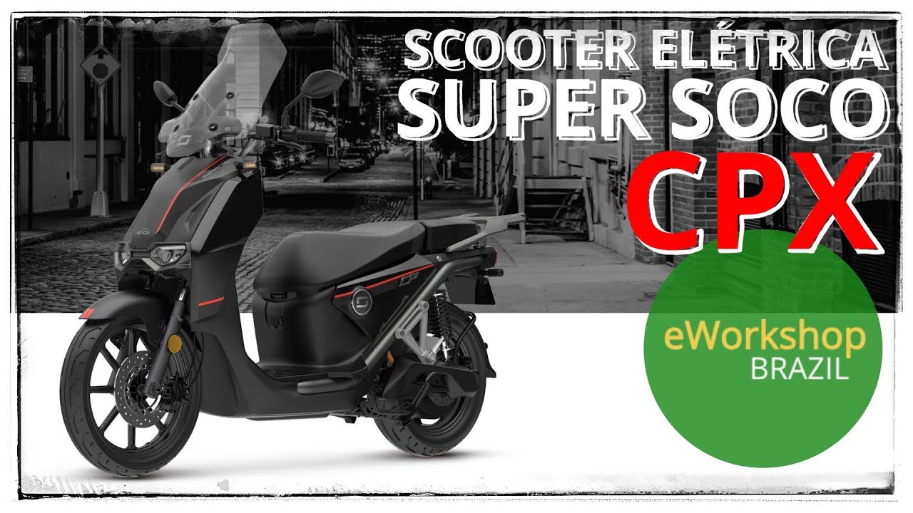 Andei na CPX Scooter Elétrica Premium da Super Soco