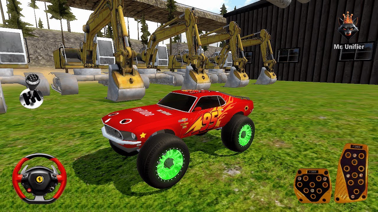 Off-Road Monster McQueen, Extreme Dirt Car Stunts Driving - Offroad Outlaws Android Gameplay Part #1