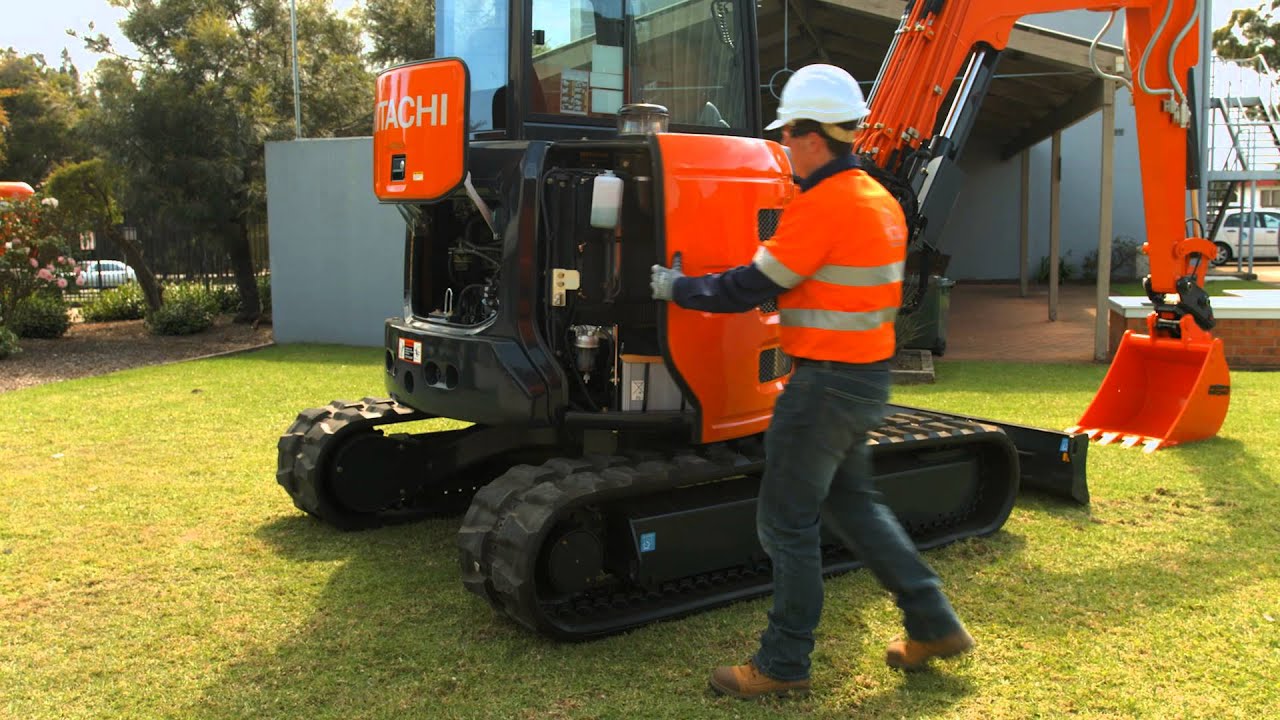 Hitachi ZX-5 Mini Excavator: Simplified Maintenance