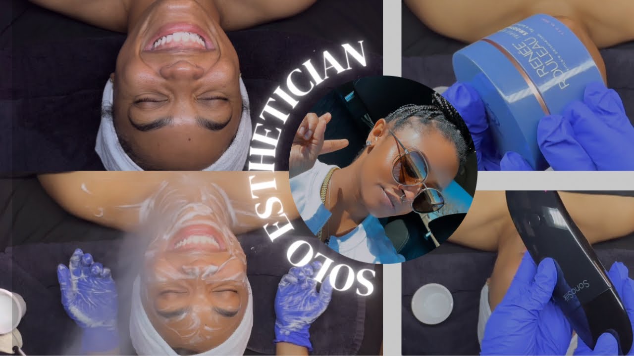 Solo Esthetician Day In The Life | Deep Cleansing Glow Facial + Zemits Giveaway 💕