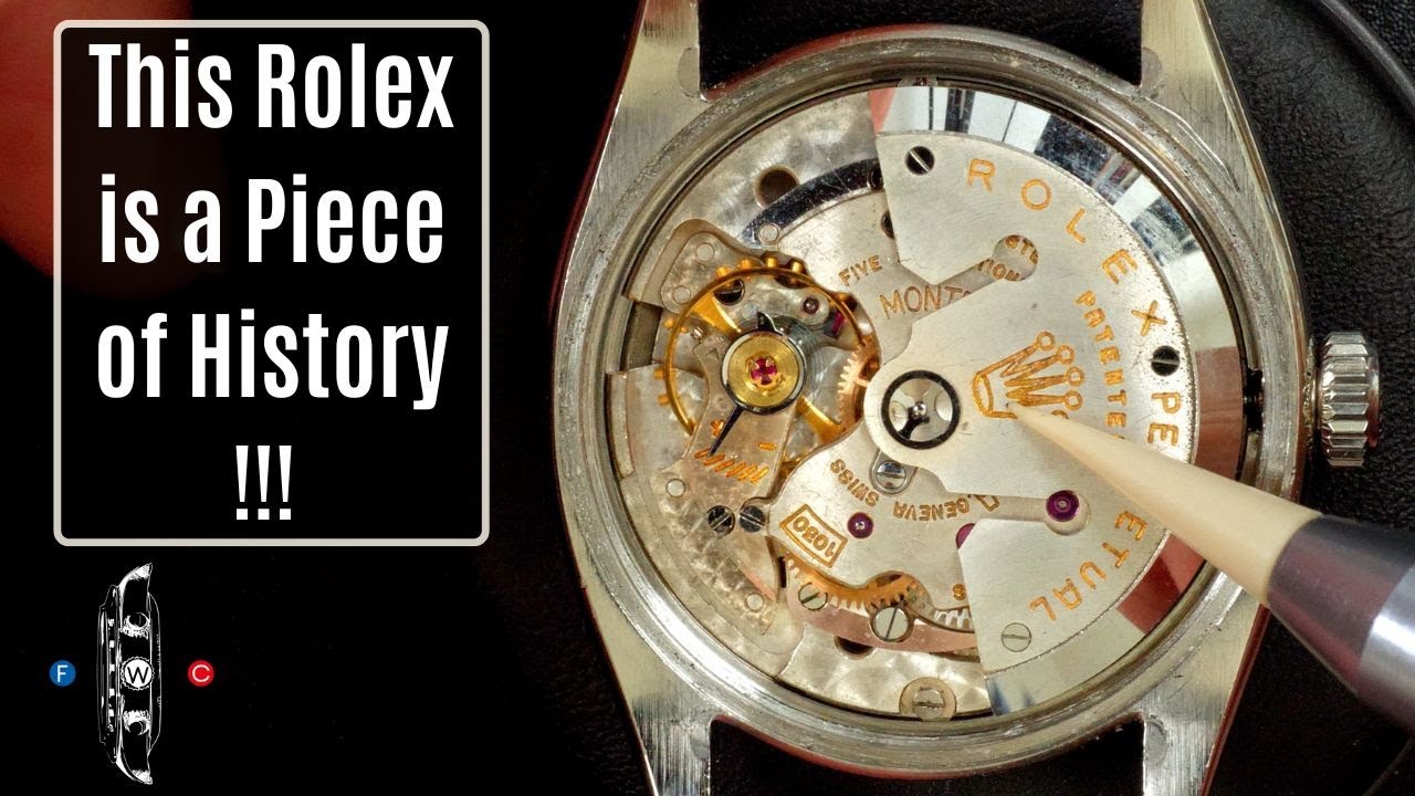 Servicing a 1954 Vintage Rolex with the Iconic Caliber 1030