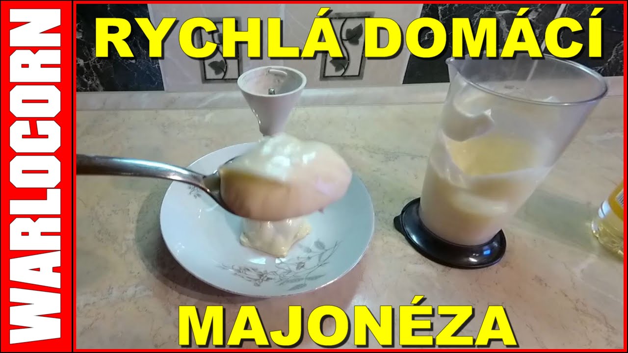 Rychlá domácí majonéza
