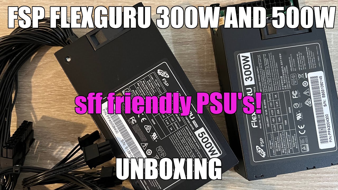 FSP FlexGuru Pro 500W and FlexGuru 300W Unboxing