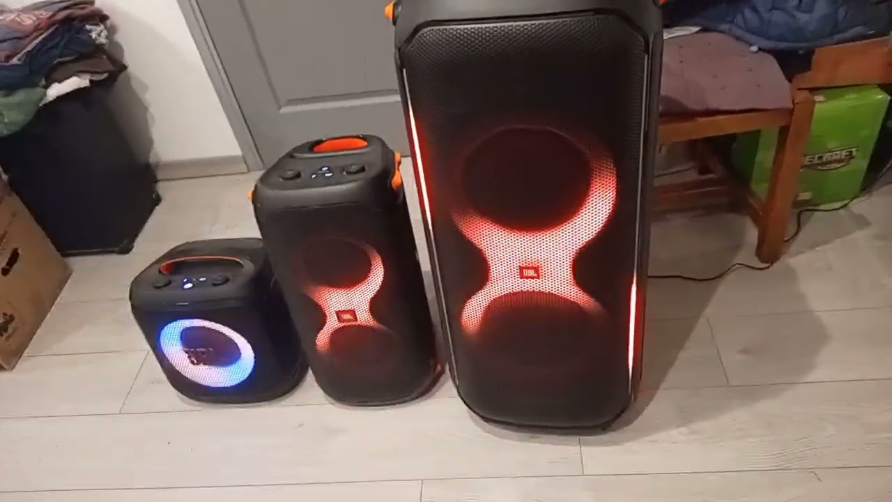 Jbl partybox encore essential 2 with jbl partybox 110 & 710 bass test trailer.