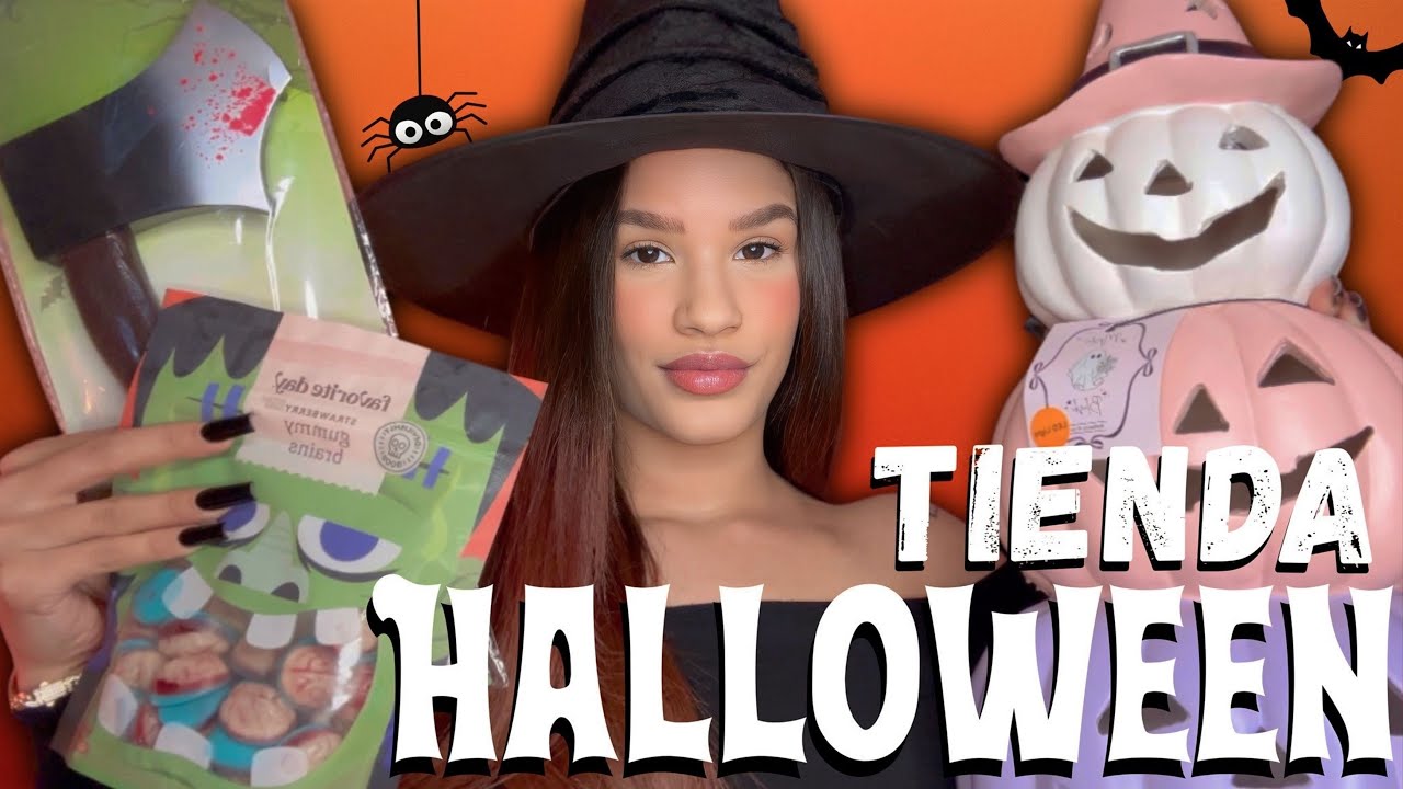 Asmr tienda de Halloween roleplay 🎃 (decoraciones, dulces y disfraces)