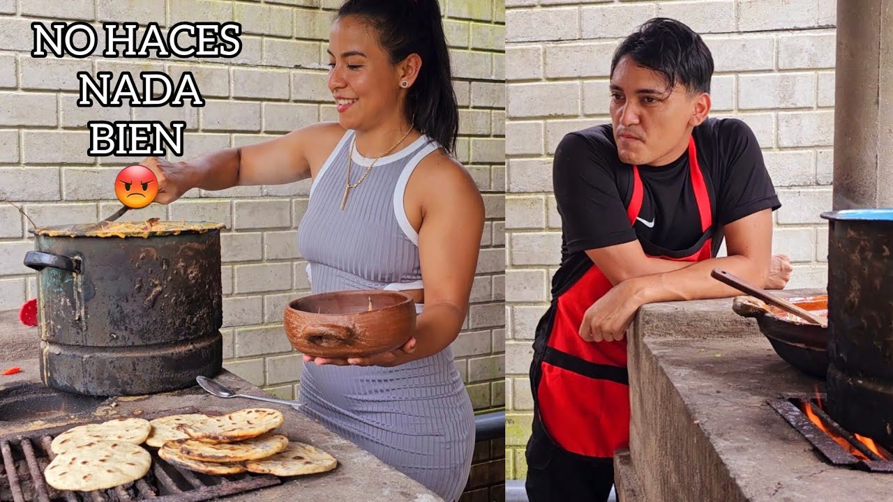 Lo Trata Mal 😡 mientras cocina / MARISCADA // Típicos El Salvador 🇸🇻 @atiliolarin  @Celinazz