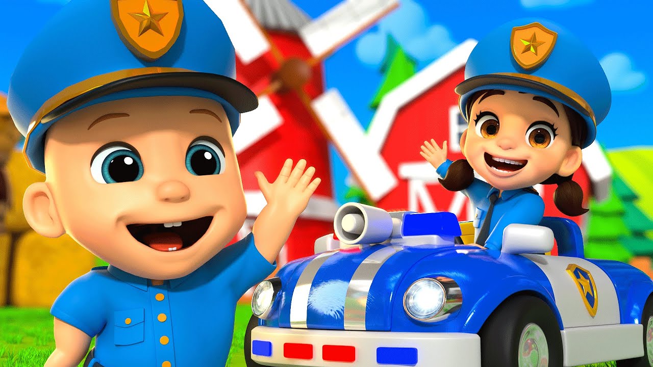 Coco e Lulu brincam de patrulha policial! + Mais canções infantis educativas sobre animais