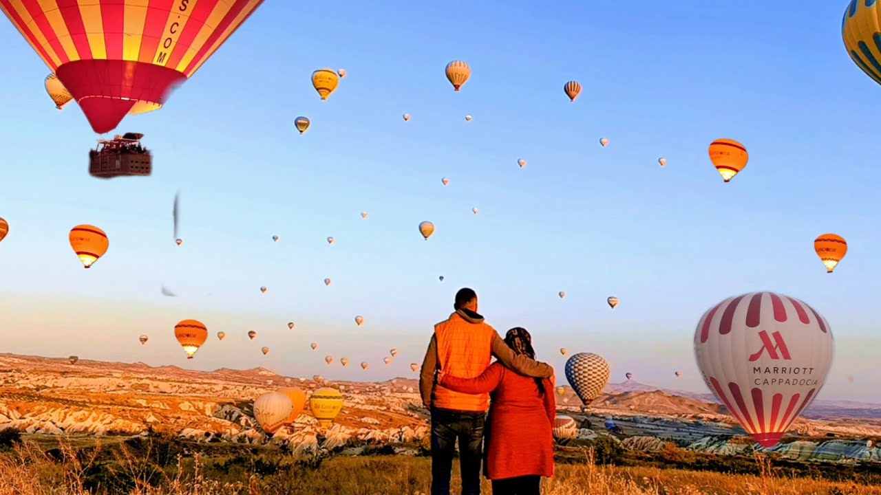 KAMPTA BALON YAĞMURU ❤️ Balloon rain at the camp.