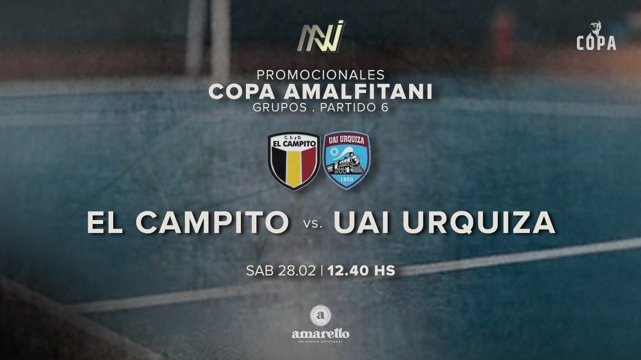 FUTSAL EN VIVO | EL CAMPITO vs UAI URQUIZA | COPA AMALFITANI