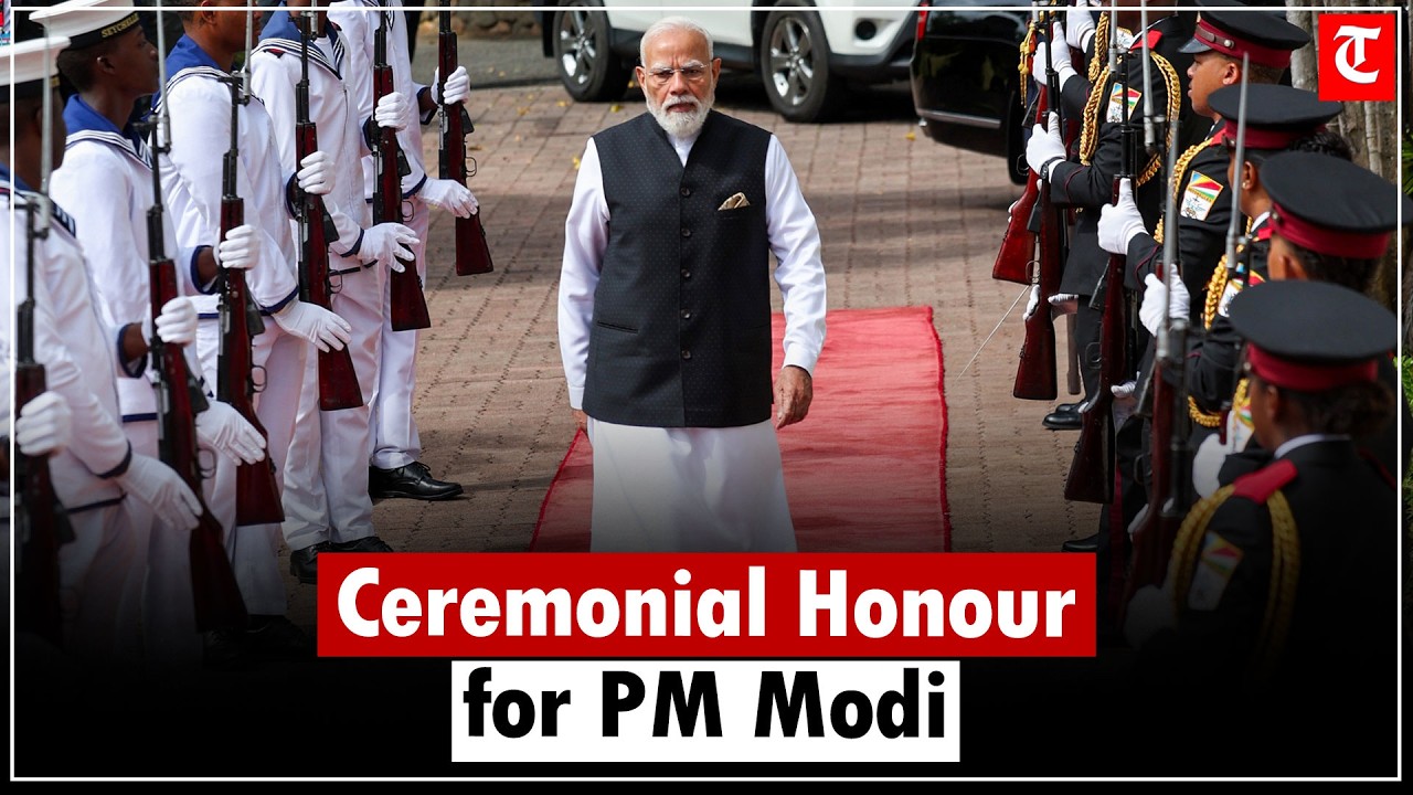 Seychelles President Welcomes PM Modi With Guard of Honour