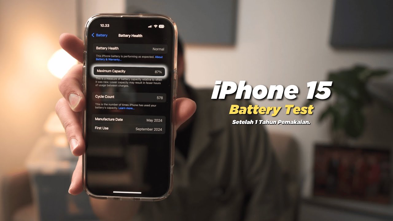 Battery Health iPhone Turun, Ngaruh Gak ?? (iPhone 15 Battery Test Setelah 1 Tahun)