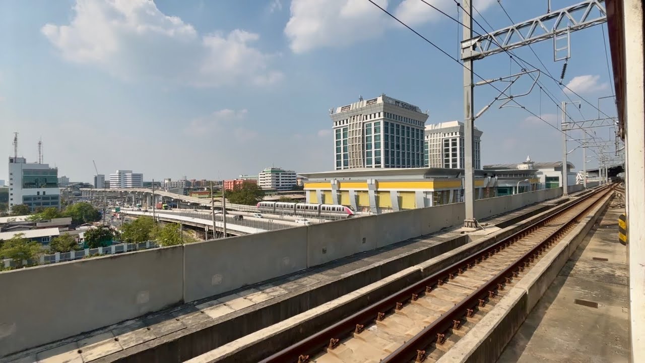 นั่งรถไฟธรรมดาชั้น 3 ขบวนที่ 207 ในช่วงบางซื่อ - ดอนเมือง - รังสิต ชมวิวบรรยากาศ 