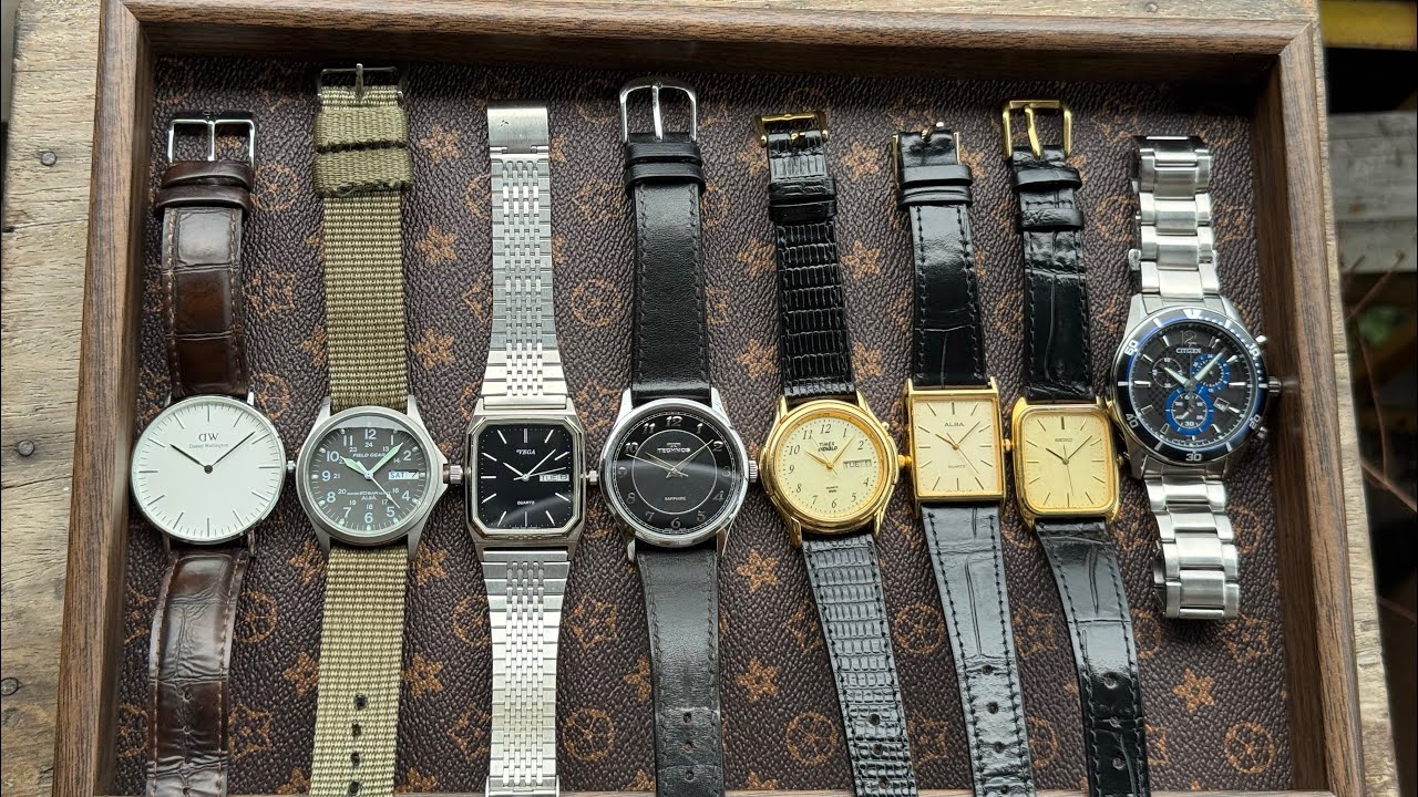Khay đồng hồ mới có dw seiko citizen alba technos 