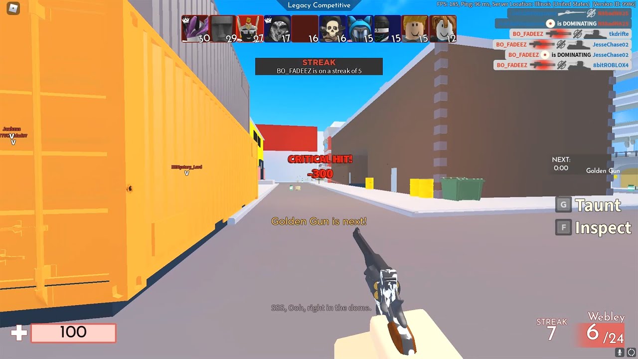 Accidental Triple Headshot...⭐ (Arsenal Roblox)