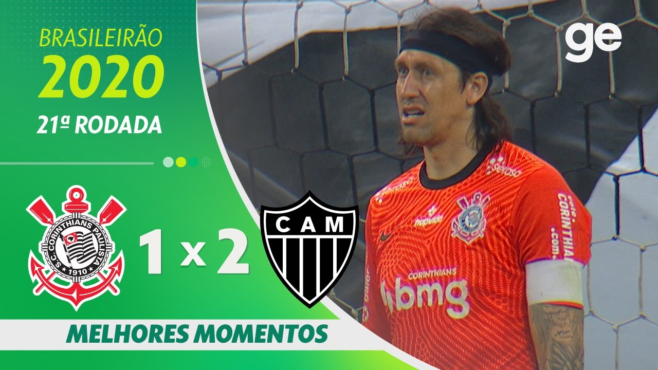 CORINTHIANS 1 X 2 ATLÉTICO-MG | MELHORES MOMENTOS | 21ª RODADA BRASILEIRÃO 2020 | ge.globo