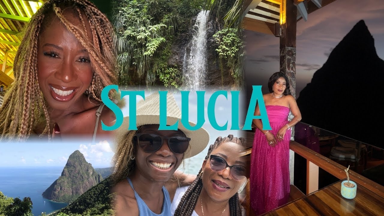 SURPRISING MY MUM WITH A TRIP TO ST LUCIA | BAMBOO RAFTING | DASHEENE RESTAURANT & MORE!